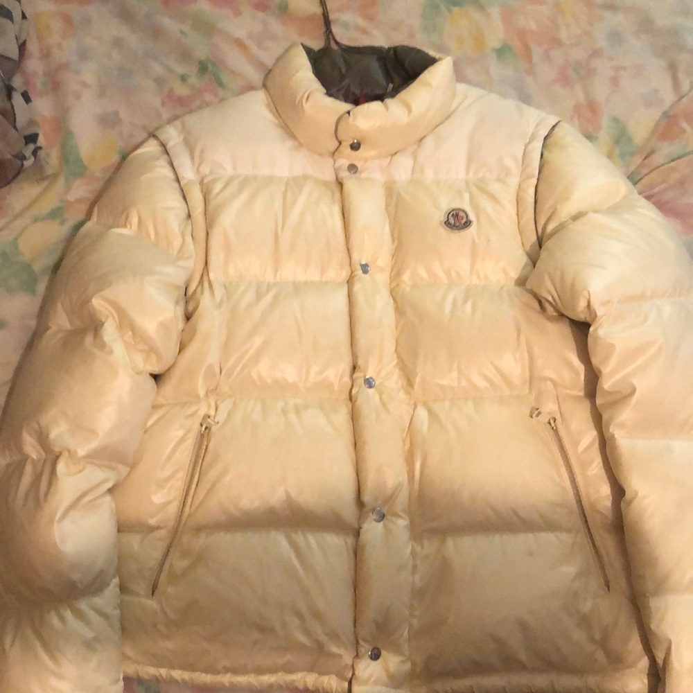 Pearl Off White Moncler Coat